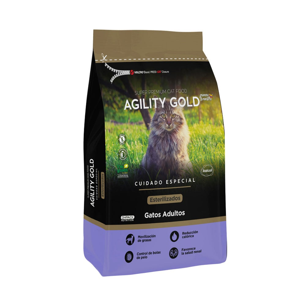 AGILITY GOLD GATOS ESTERILIZADOS