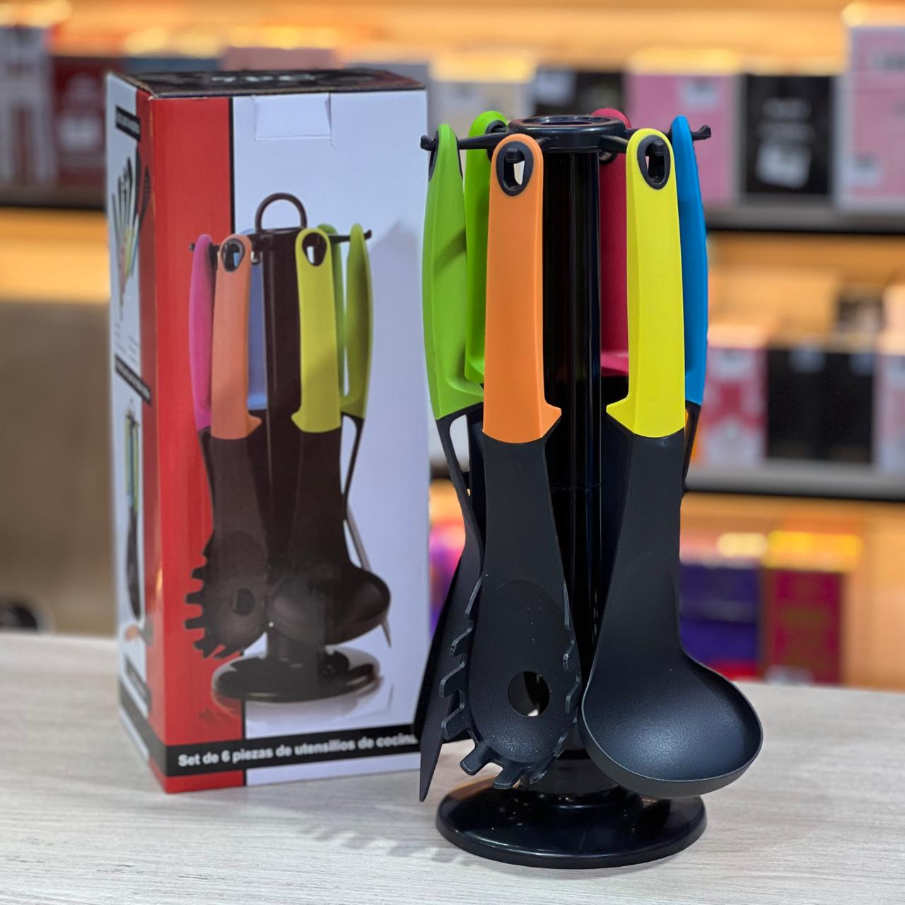 SET DE UTENSILIOS DE SILICONA