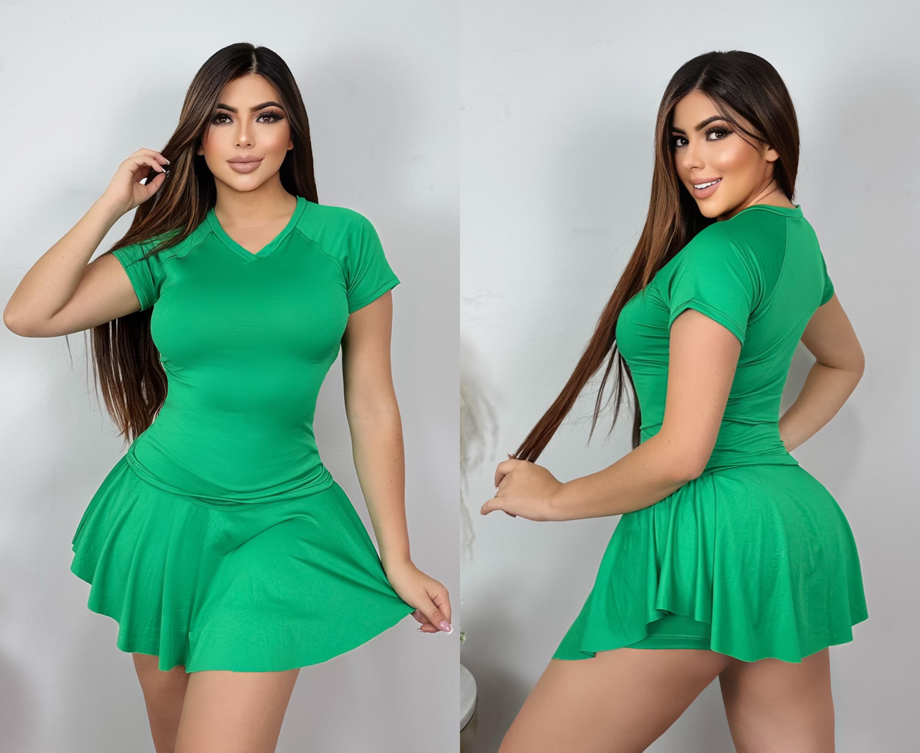 CONJUNTO DUO FALDA CAMISETA