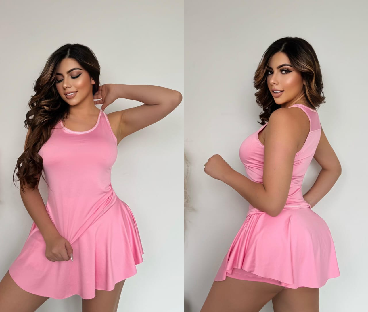 CONJUNTO DUO FALDA Y CAMISETA ESQUELETO