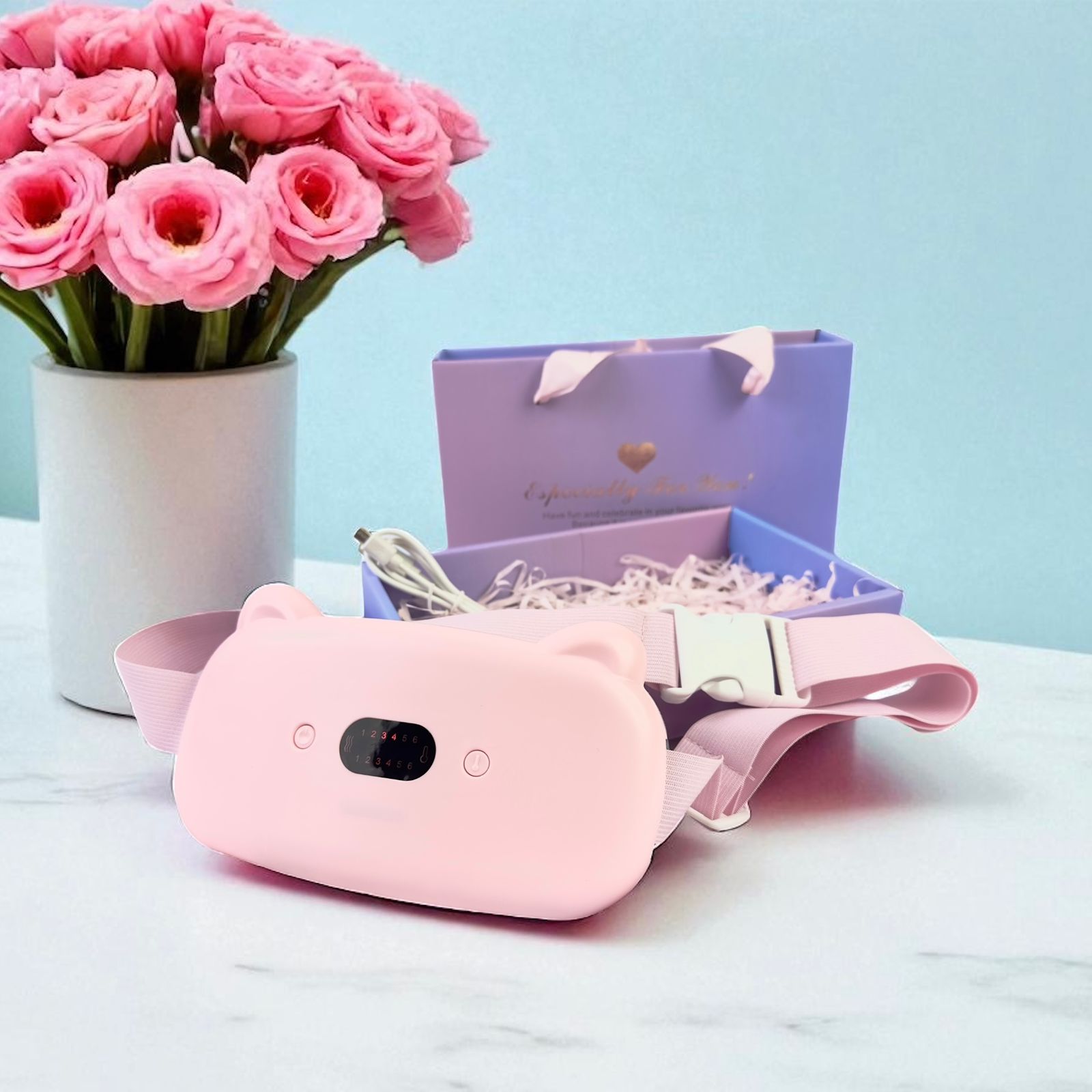 CINTURON MASAJESADOR PARA COLICOS